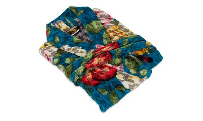 Roses kurzer Schalkragenmantel Velour