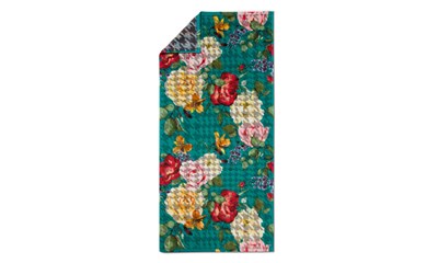 Rosen Jacquard mit Digitaldruck