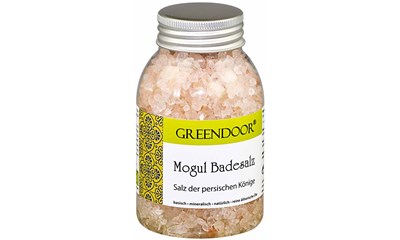 Mogul Badesalz mit rosa Kristallsalz und reinen ätherischen Ölen