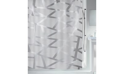 DUSCHVORHANG BIZARRE SILBER (LIFESTYLE) 180X200