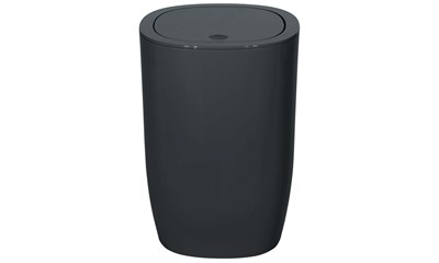 Pure black Abfalleimer