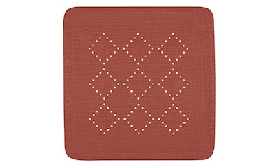 ALASKA BADEWANNENMATTE 55X55 TERRACOTTA
