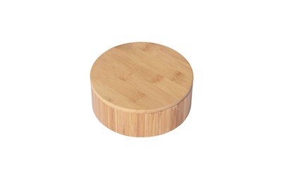 ALAIS KOSMETIKDOSE RUND BAMBUS MIT SPIEGEL