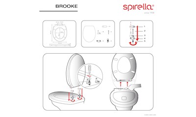 WC SITZ PP BROOKE TAUPE