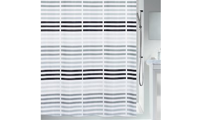 DEREK TEXTILDUSCHVORHANG 180X200 CM  SCHWARZ