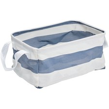 Aufbewahrungskorb Big Stripe blau/weiss