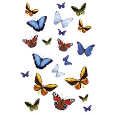 Static Deco Element Butterfly