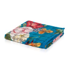 Rosen Jacquard mit Digitaldruck
