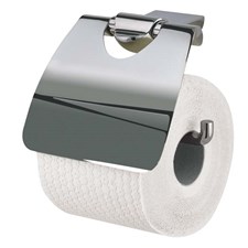 Chrom Rollenhalter mit Deckel