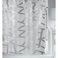 DUSCHVORHANG BIZARRE SILBER (LIFESTYLE) 180X200