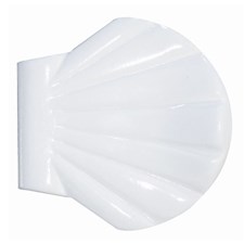 Wandfixierung für Duschvorhang Shell-Clip White (2 Stück)