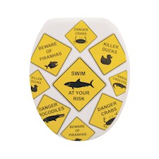 DANGER 2 SEITEN DEKOR / TOILETTENSITZ