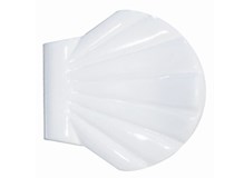 Wandfixierung für Duschvorhang Shell-Clip White (2 Stück)