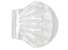 Wandfixierung für Duschvorhang Shell-Clip Crystal (2 Stück)