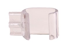 Duschvorhang Deckenstütze Halterung Ova transparent