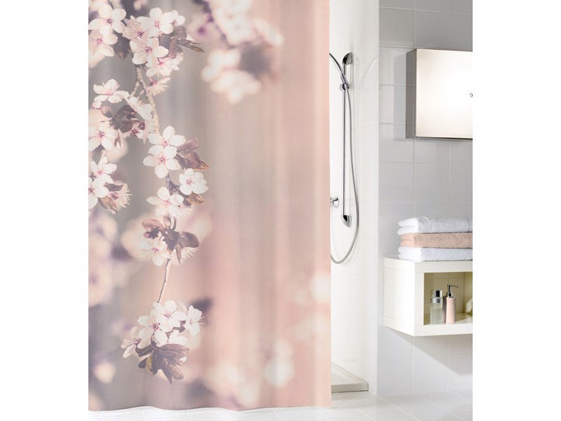 Kleine Wolke Duschvorhang Duschvorhang Blossom Pink Nelke Textil 