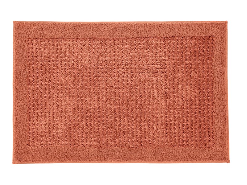 Badteppich Wolke Badteppich Net, Terracotta, 60 cm Kleine x 90