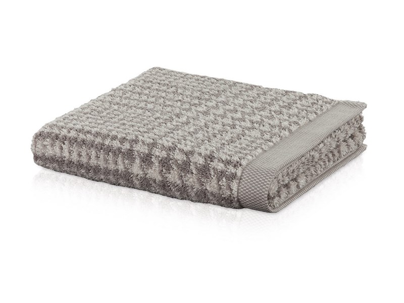 Möve Frottiertuch Glencheck Brooklyn, Nature / Cashmere, 80 x 150 cm, 85% Baumwolle  10% Viskose 5% Leinen