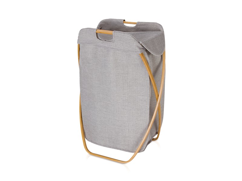 Möve Wäschebehälter Wäschekorb klappbar Grau - Badezimmer-Shop.ch