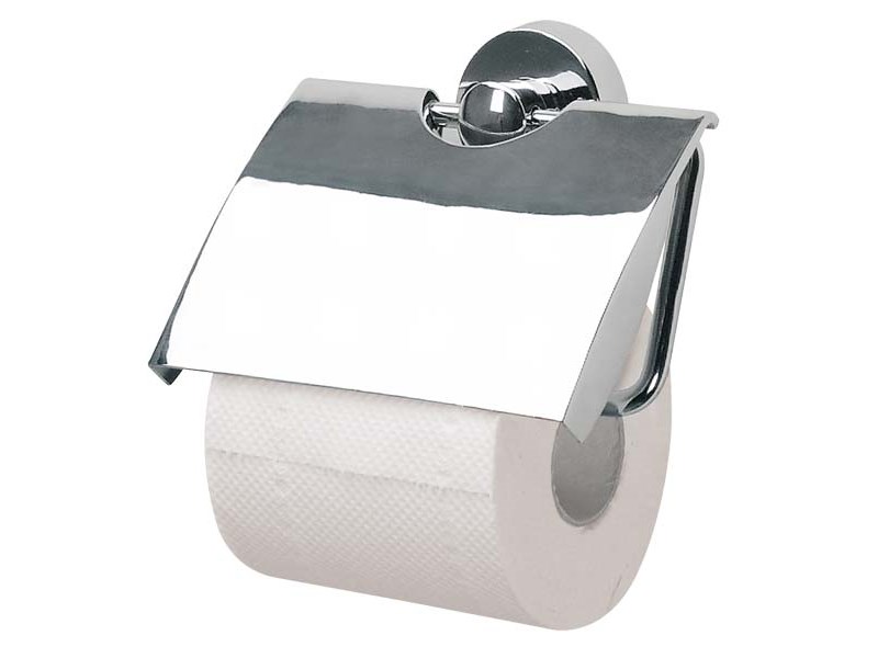 Spirella WCPapierhalter mit Deckel Chrom Sydney, Silber