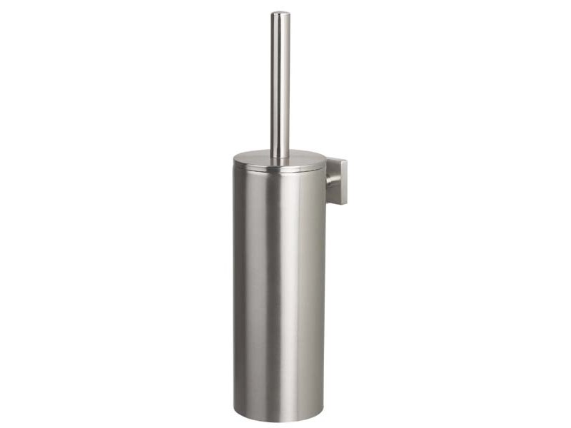 Spirella WC-Bürstengarnitur Nyo-Steel Brushed Mit Halter Silber Nyo