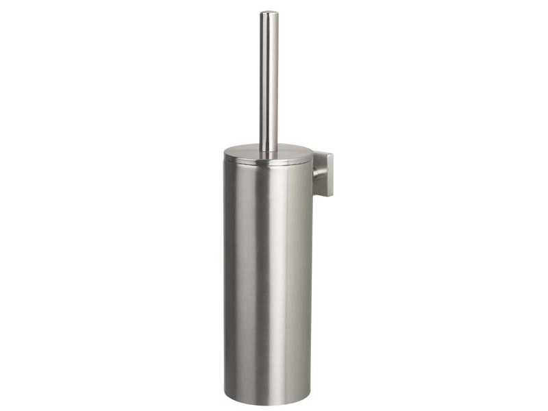 Spirella WC-Bürstengarnitur Nyo-Steel Brushed Mit Halter Nyo, Silber