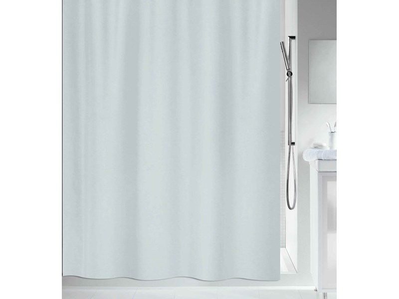 Spirella Duschvorhang Meterware Maya, Grau, Textil, Spezialmass