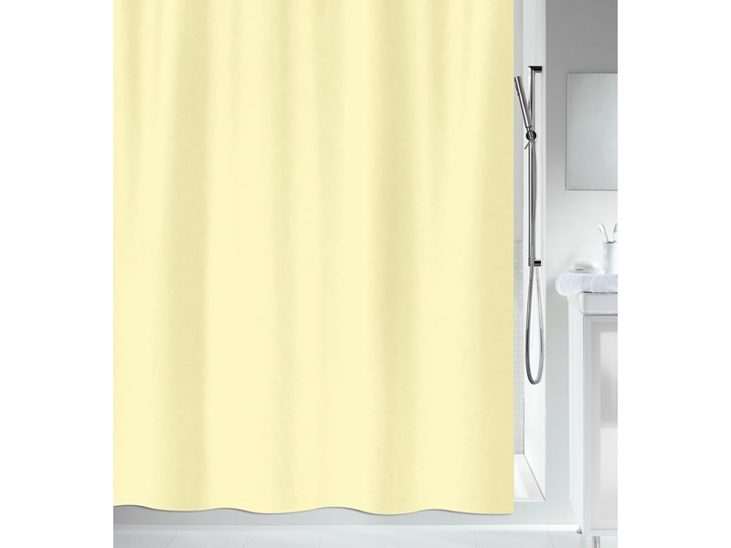 Spirella Duschvorhang Meterware Primo, LightYellow, Textil